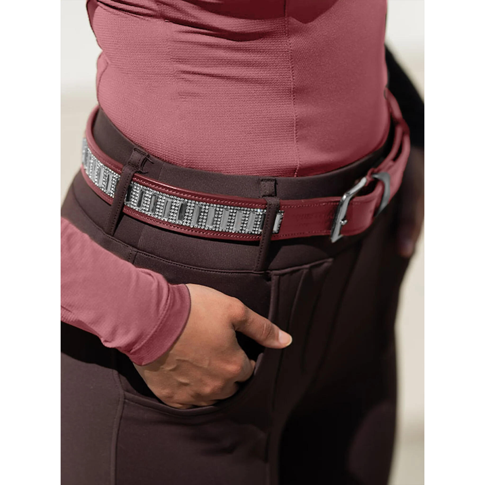 Ceinture en cuir femme Equestrian Stockholm Contest 2/4