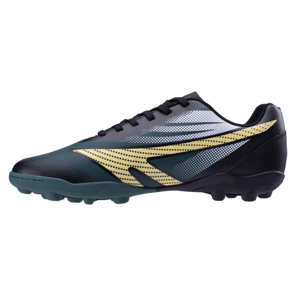 Botas de Fútbol para Suelo Firme Hilan para Hombre Negro, Turquesa Oscura, 2/4