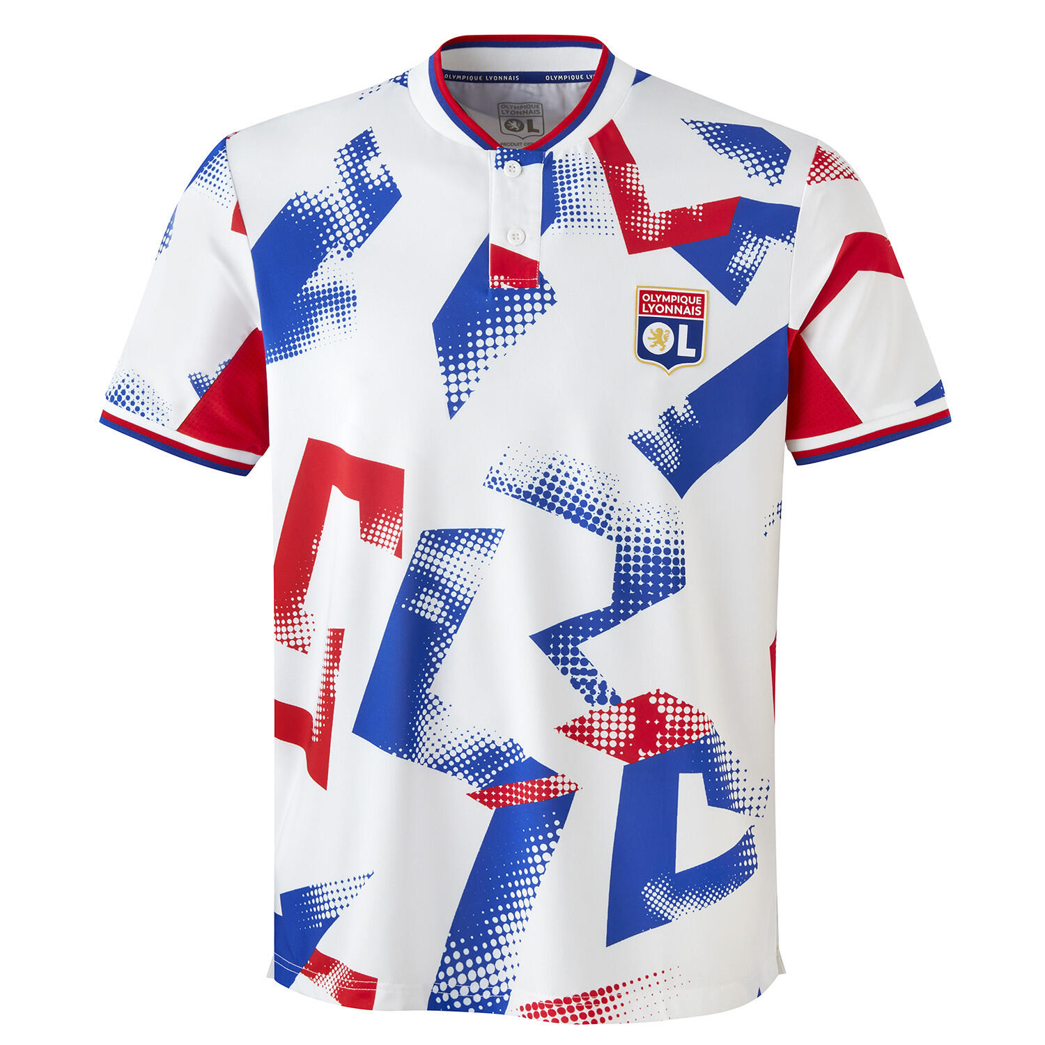 Olympique Lyonnais - Polo Entraînement Fusion Blanc Homme - Blouse - Blanc - Decathlon