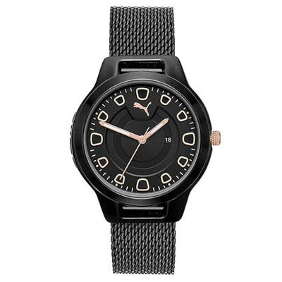 Orologio da donna classico Puma Reset P1010 al quarzo analogico nero