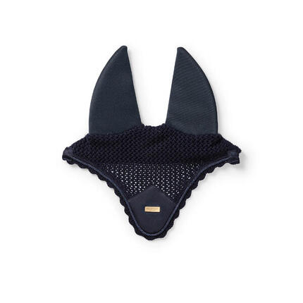 Bonnet anti-mouches Anti-bruit Padded Noir - Equestrian Stockholm