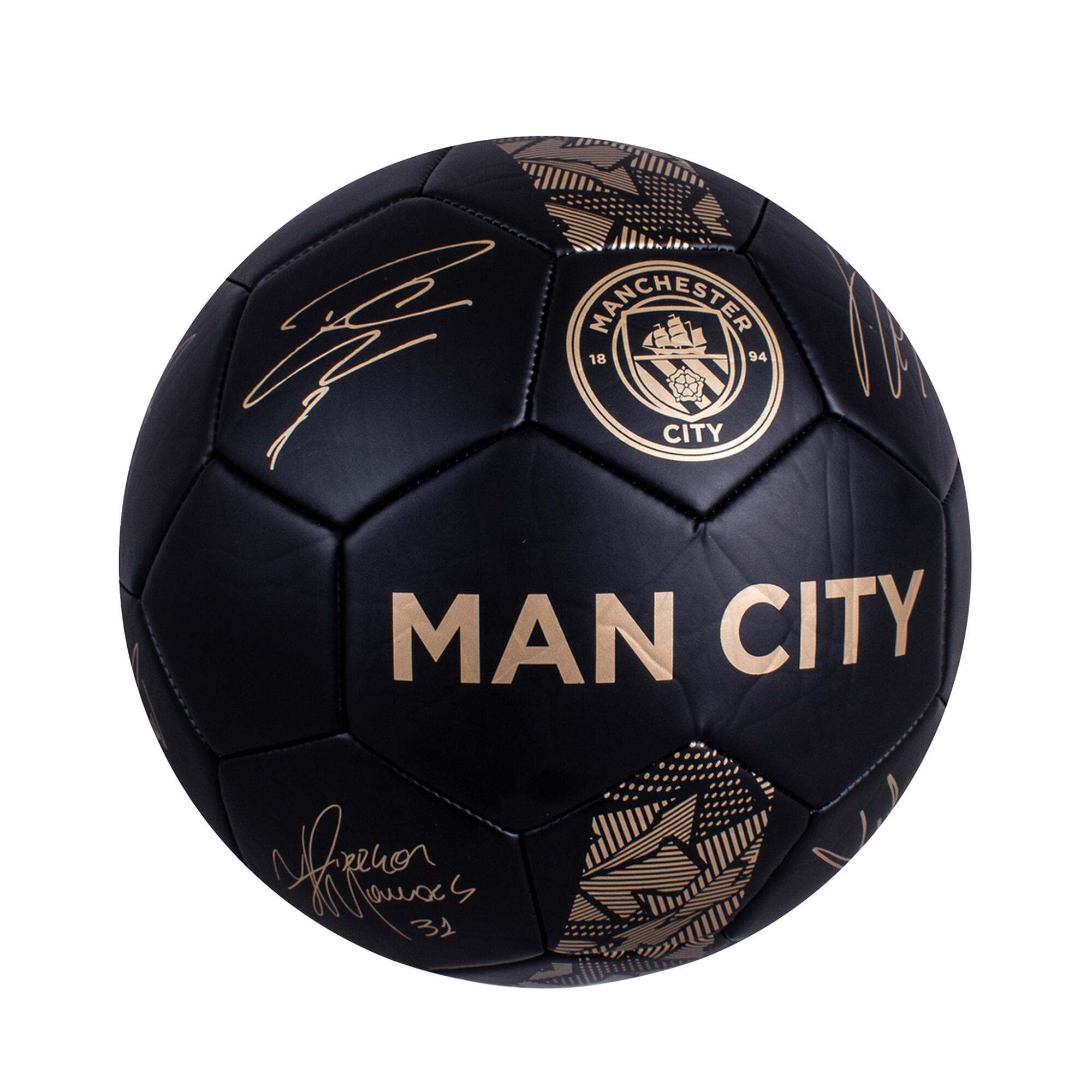 Ballon De Foot PHANTOM (Noir / Doré) Taille 5 2/2