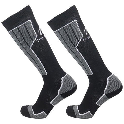 Skisocken – unisex – schwarz