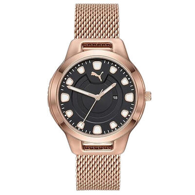 Orologio da donna classico Puma Reset P1009 al quarzo analogico oro