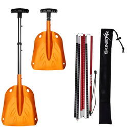 Sonde avalanche 260 ou 320 cm & pelle aluminium pliante – kit secours