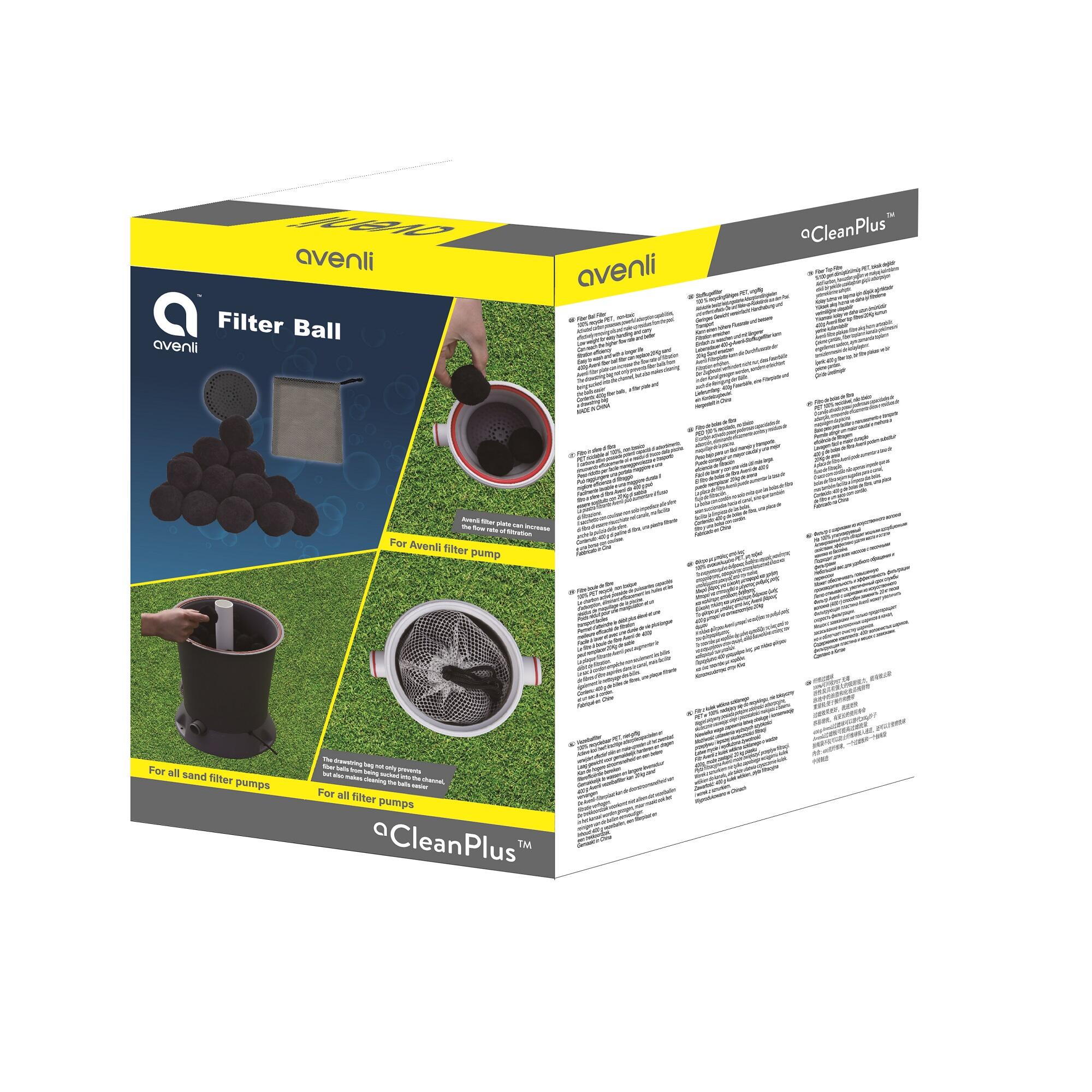 Filtrační náplň AVENLI Carbon-Eco Fiber Ball 400g 2/2
