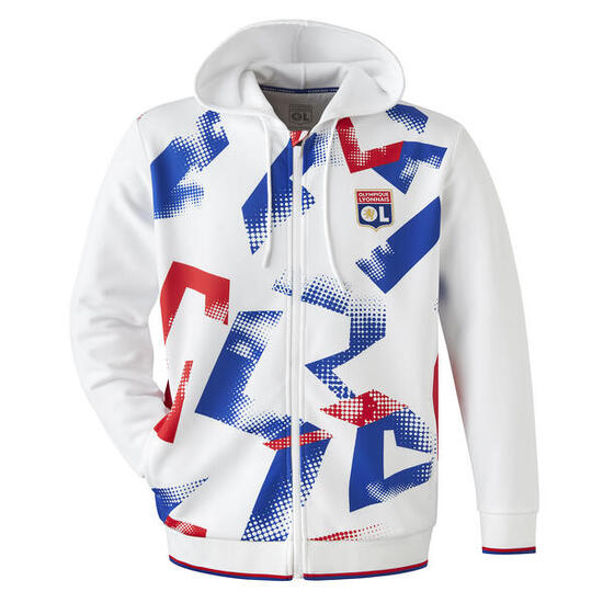 Veste à capuche Entraînement Fusion Blanche Homme