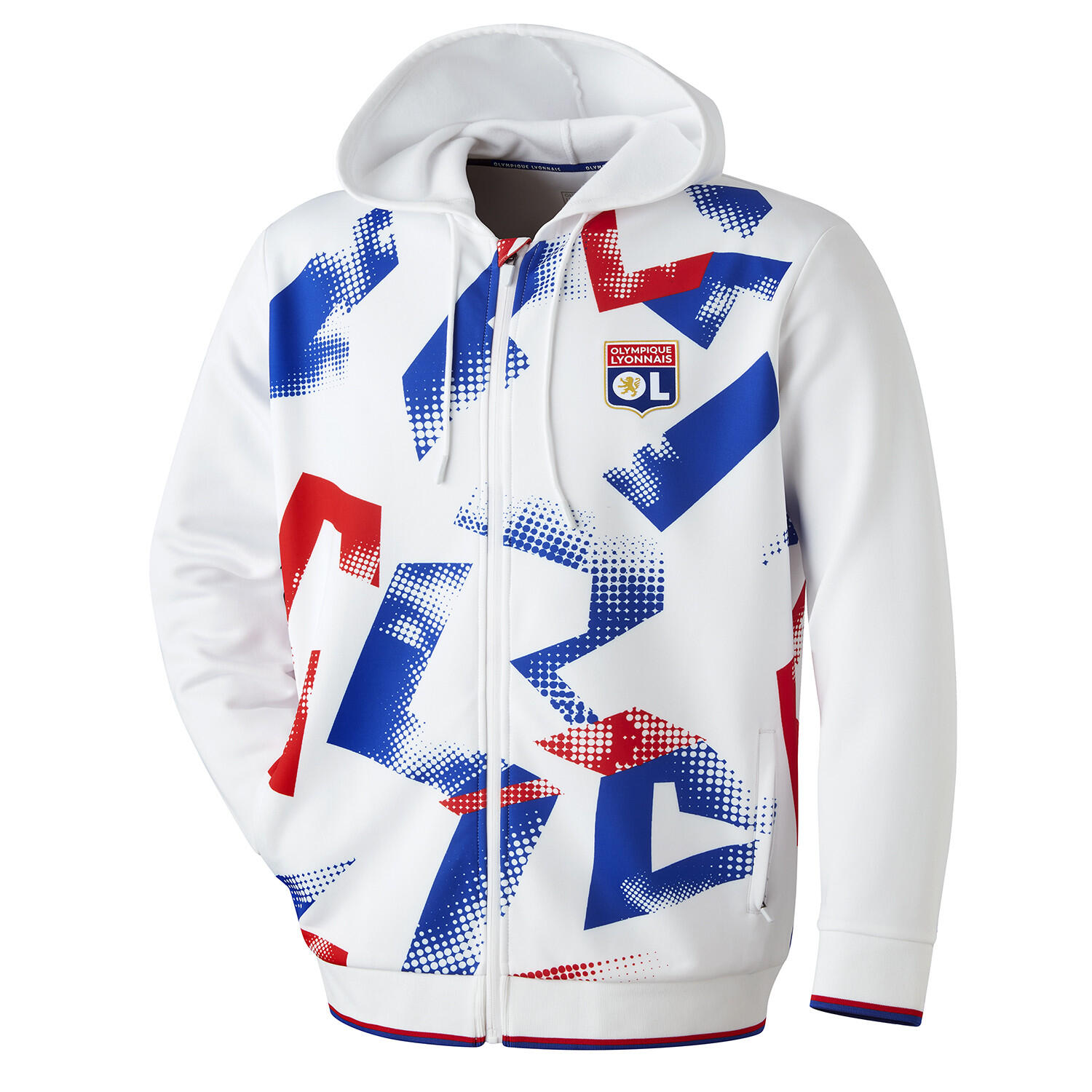 Veste à capuche Entraînement Fusion Blanche Homme 2/5