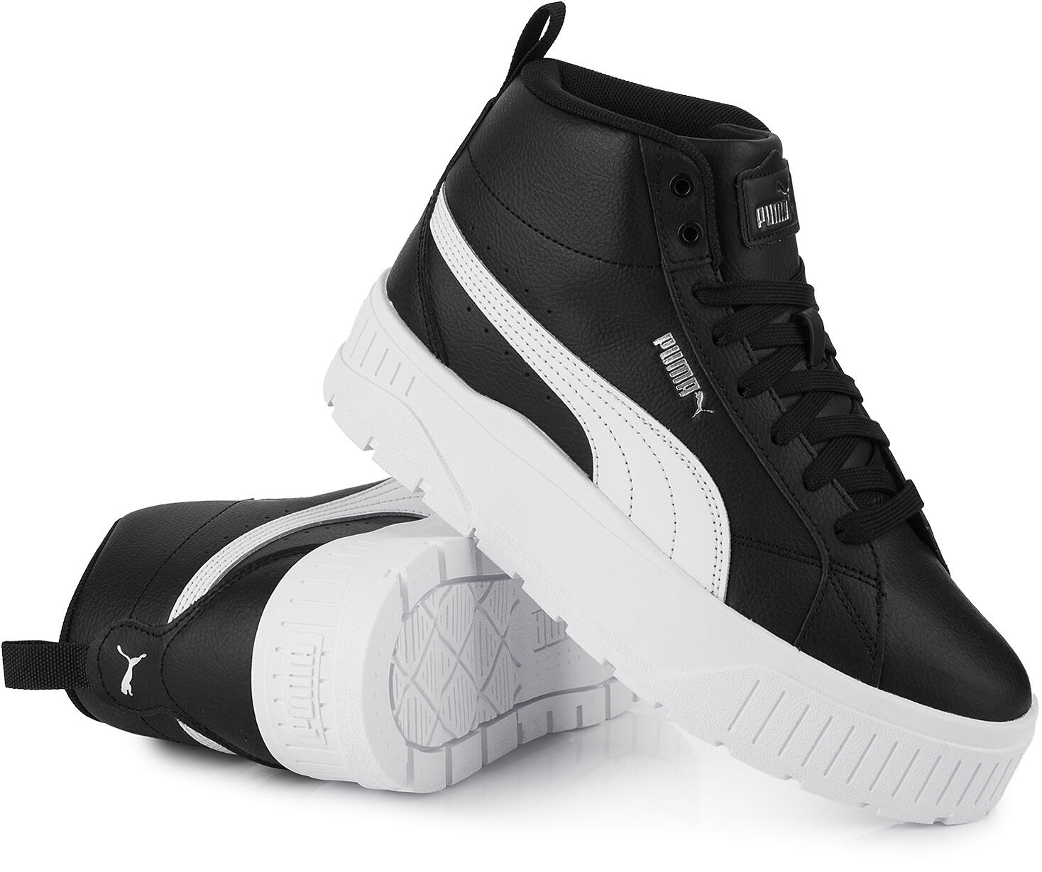 Buty sportowe sneakersy damskie wysokie na platformie PUMA KARMEN II MID 397459- 4/7