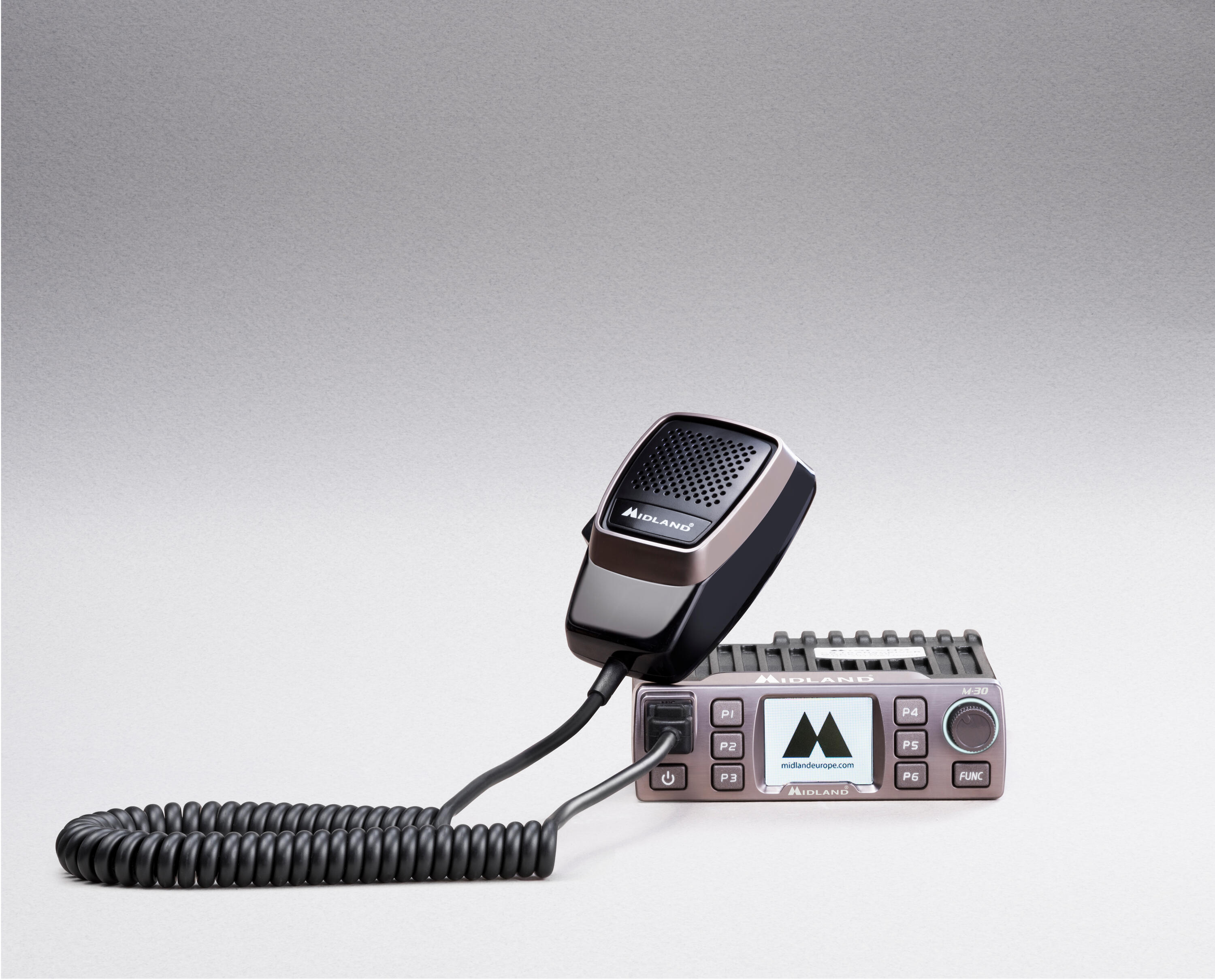 Midland M-30 Radio CB Multibanda AM/FM Senza Licenza, Display TFT, 12V/24V. 4/5