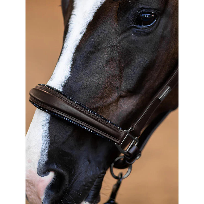 Licol pour cheval en cuir Equestrian Stockholm Glimmer Anatomic 4/4