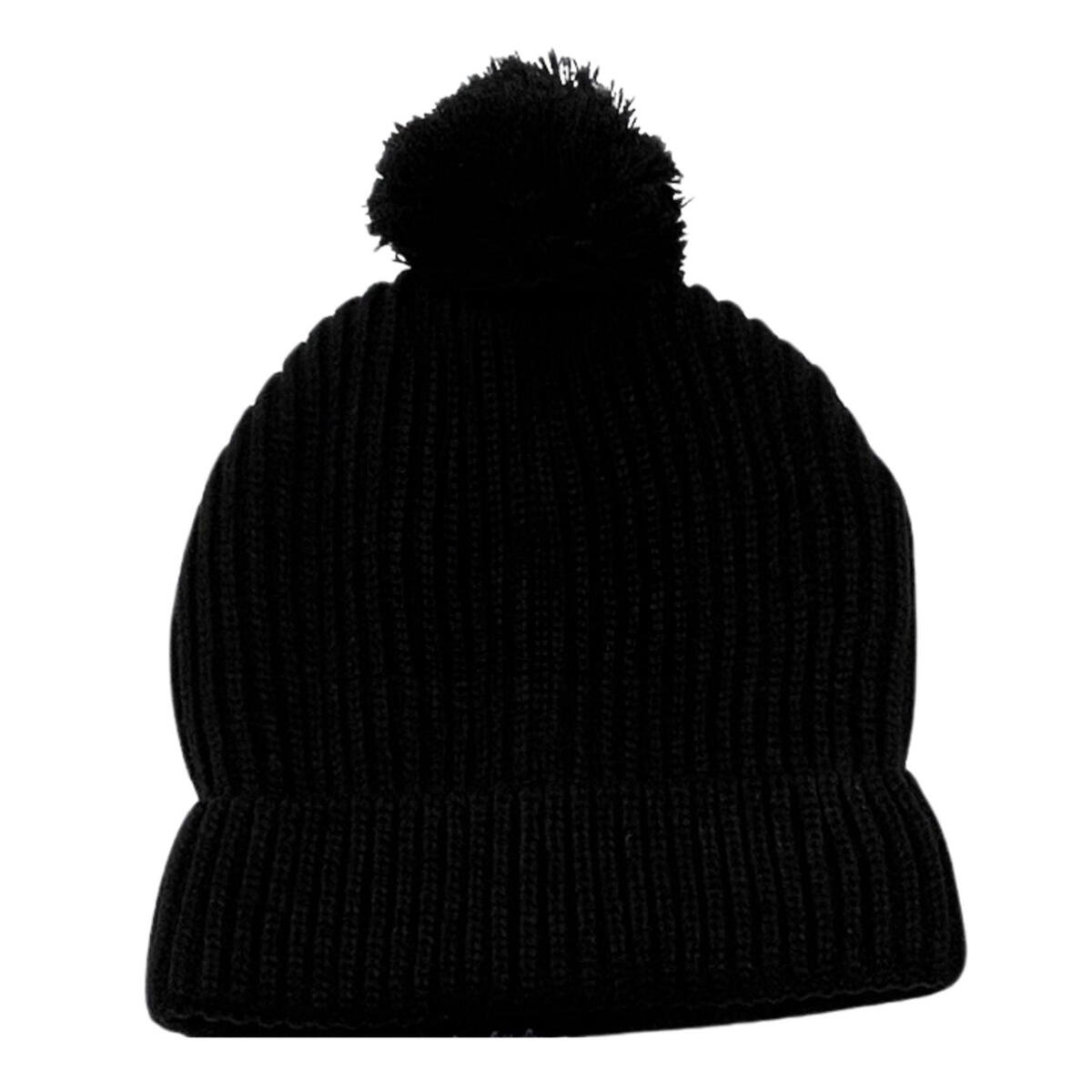 Berretto Pom Pom Uomo Six Peaks Nero 2/2
