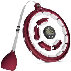 Anneau hula intelligent – minuteur, compteur & calories, réglable 29–40 cm