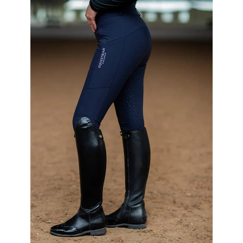Pantaloni da equitazione full grip da donna Equestrian Stockholm Jump Elite 3/3