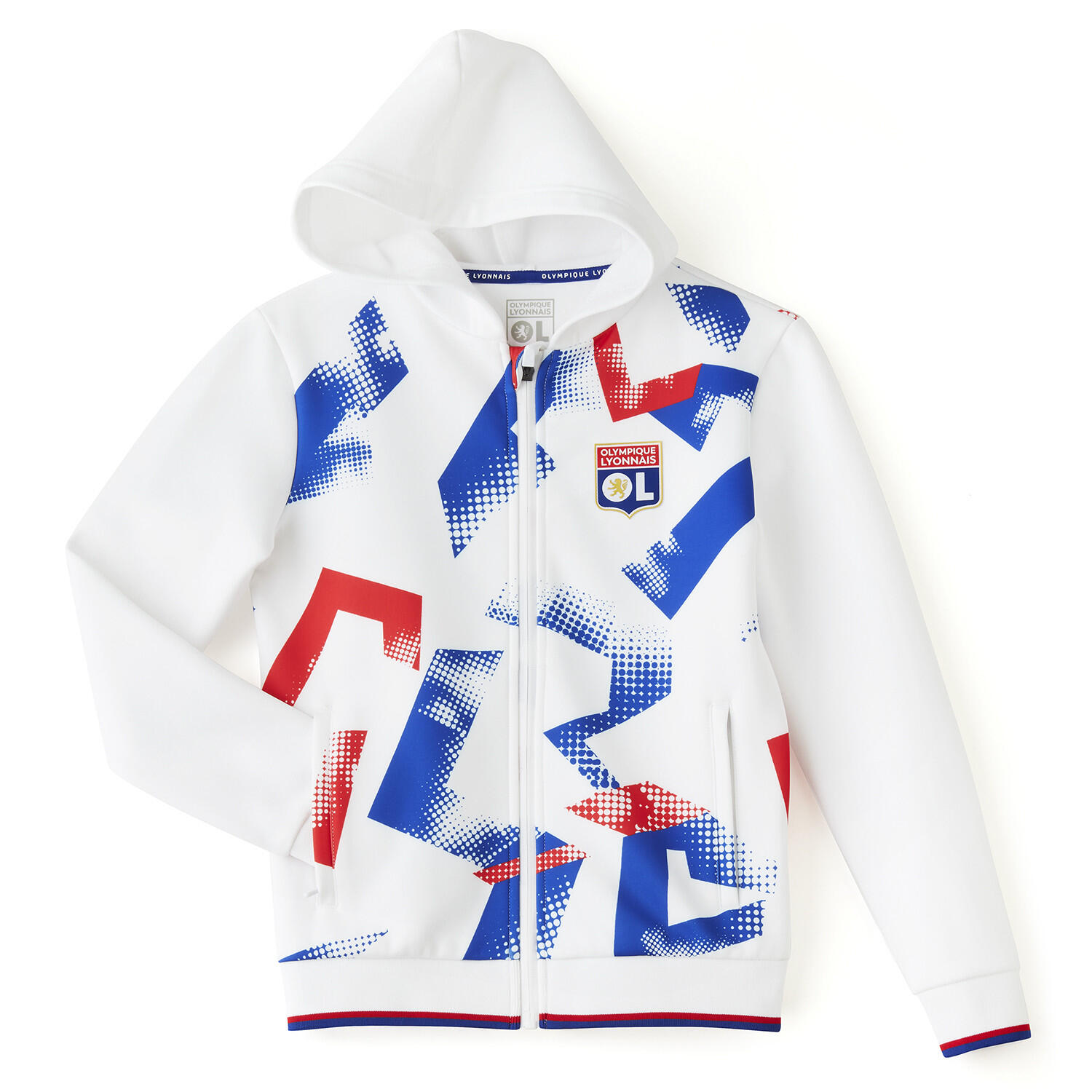 Veste à capuche Entraînement Fusion Blanche Enfant 1/5