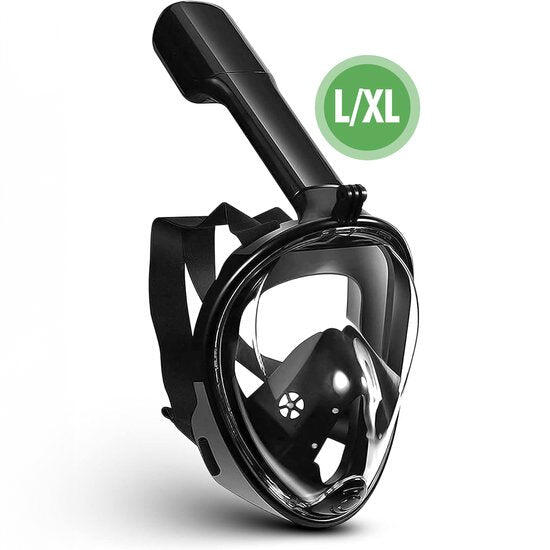 Travelhawk - Masque De Snorkeling Adultes L/xl Ensemble Noir - Pince-nez - Noir - Decathlon