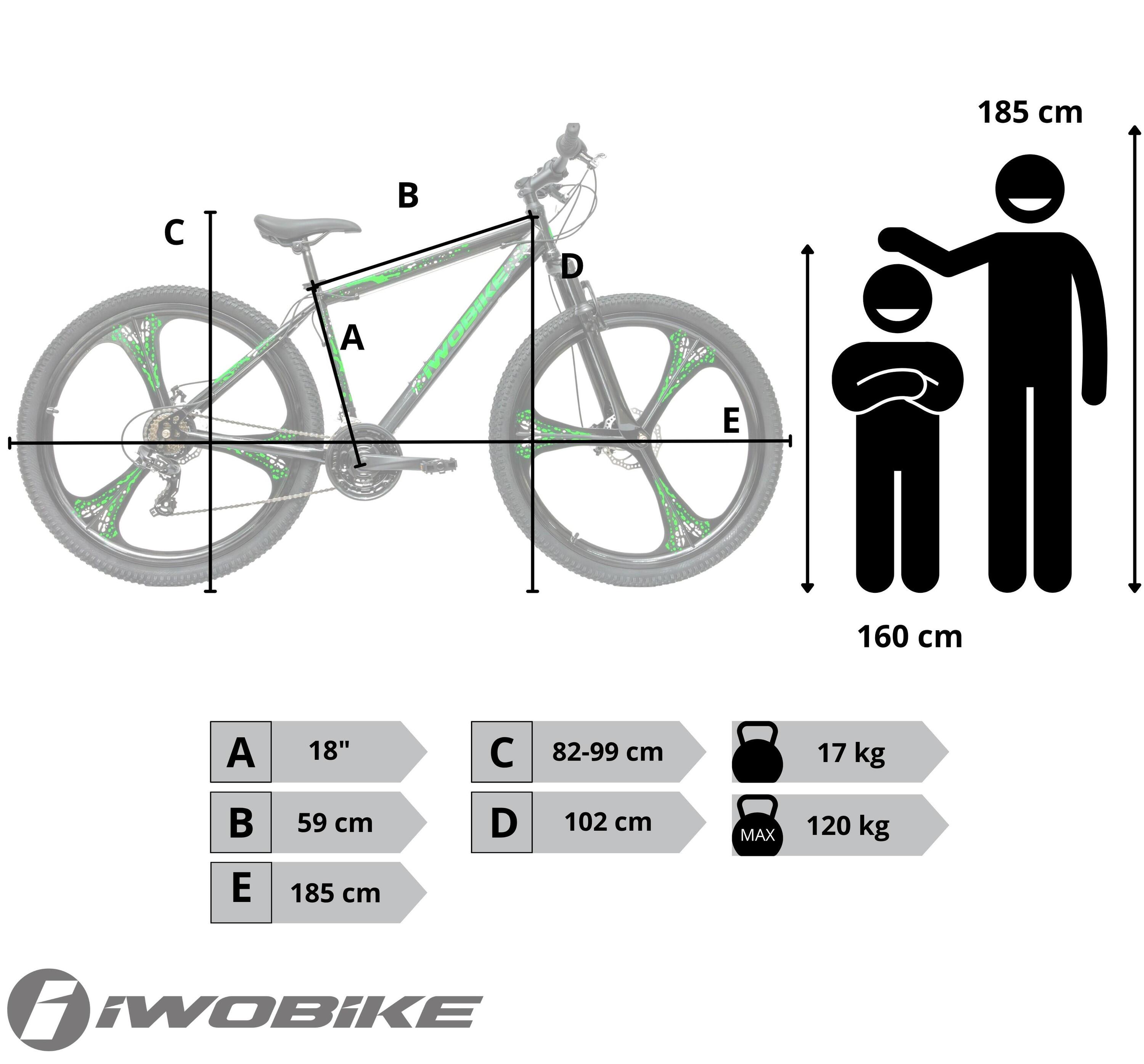 Rower Górski MTB LavaRider Koła 29" 2/5