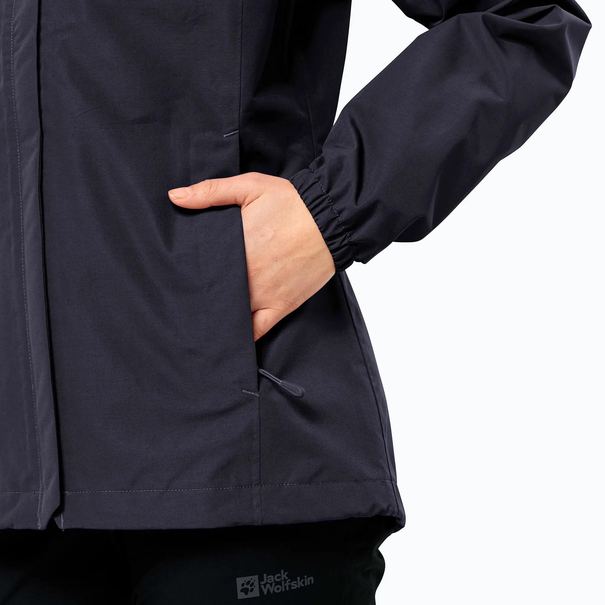 Veste imperméable femme Jack Wolfskin Stormy Point 2L 2/5