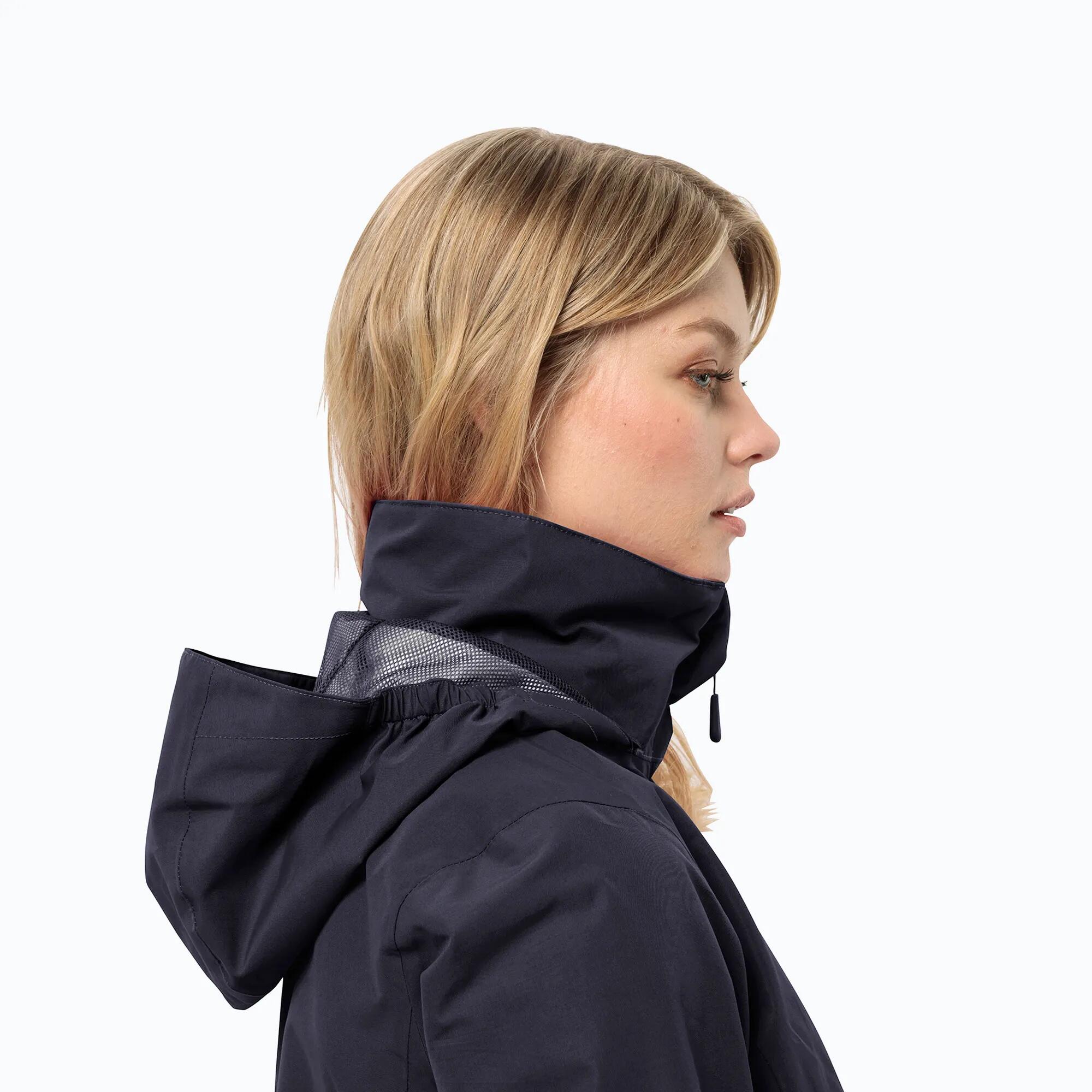 Veste imperméable femme Jack Wolfskin Stormy Point 2L 4/5