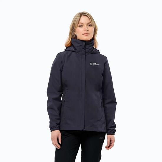 Damen Regenjacke Jack Wolfskin Stormy Point 2L