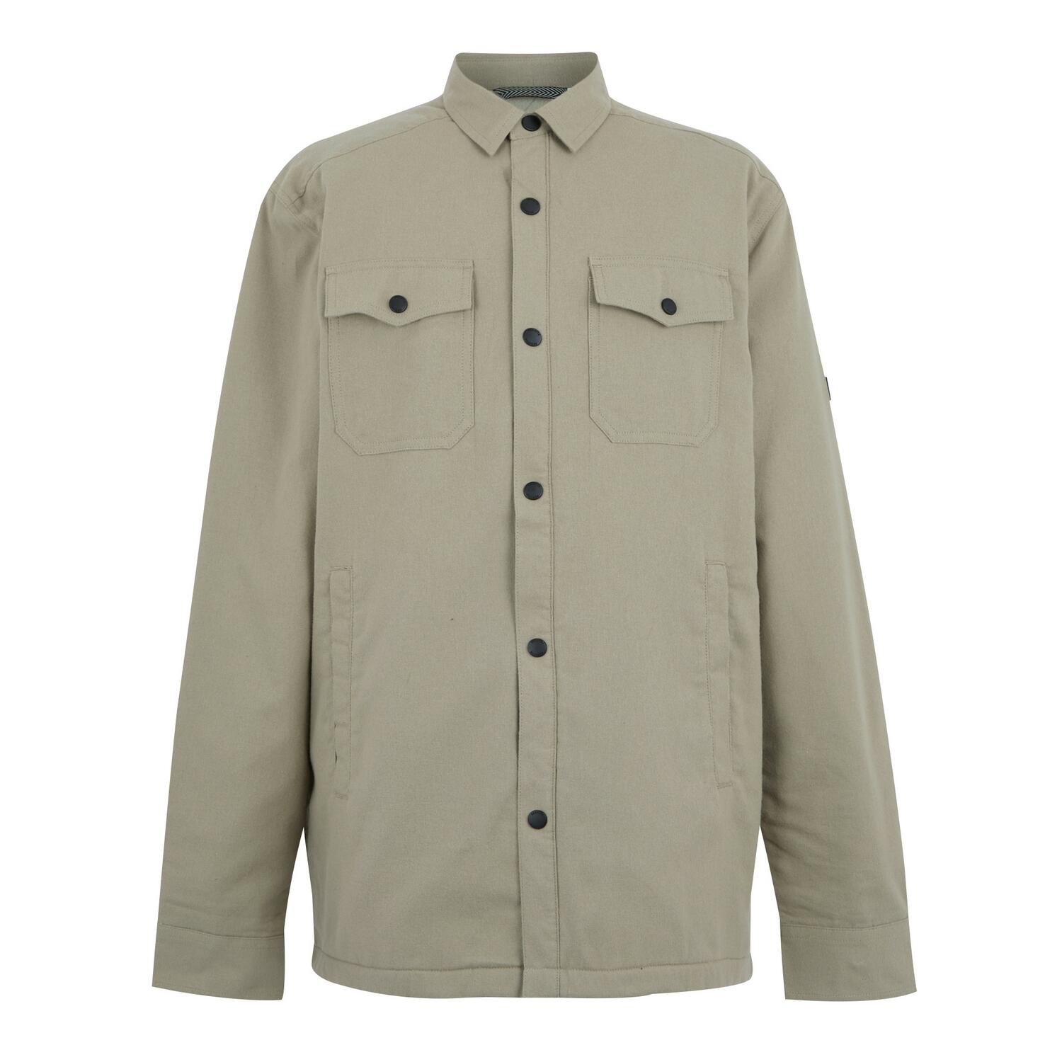 Regatta - Surchemise Motif/style Uni Spennith Homme (sable Doré / Blanc Lunaire) - Veste - Bleu - Decathlon