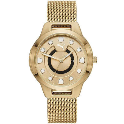Orologio da donna classico Puma Reset P1008 al quarzo analogico dorato