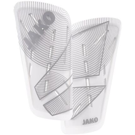 Protège-tibia - Football - Unisexe - Jako River Pro - Blanc/Gris