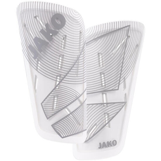 Protège-tibia - Football - Unisexe - Jako River Pro - Blanc/Gris