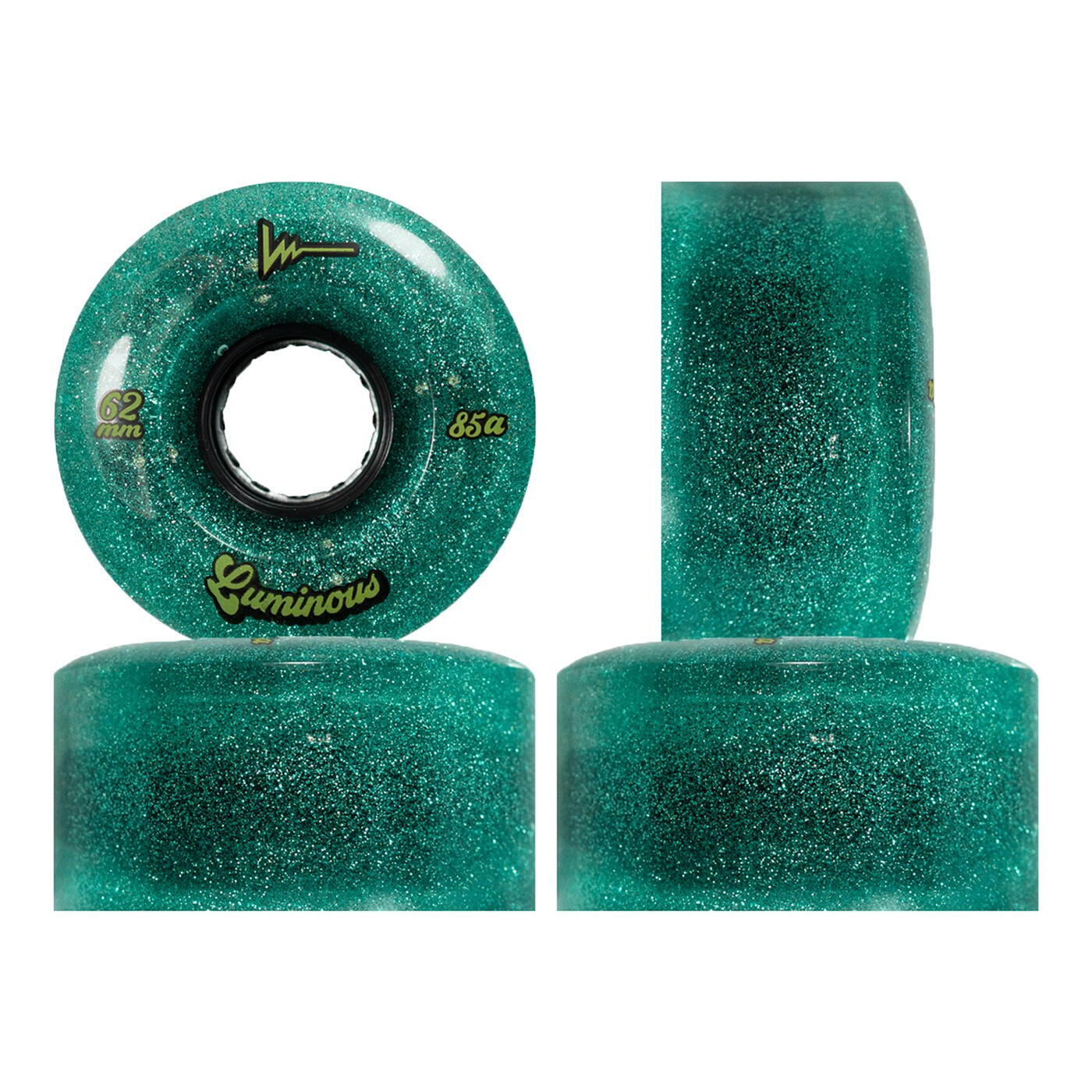 LUMINOUS Roue Quad 85A Jade Brillant [x4] 2/3