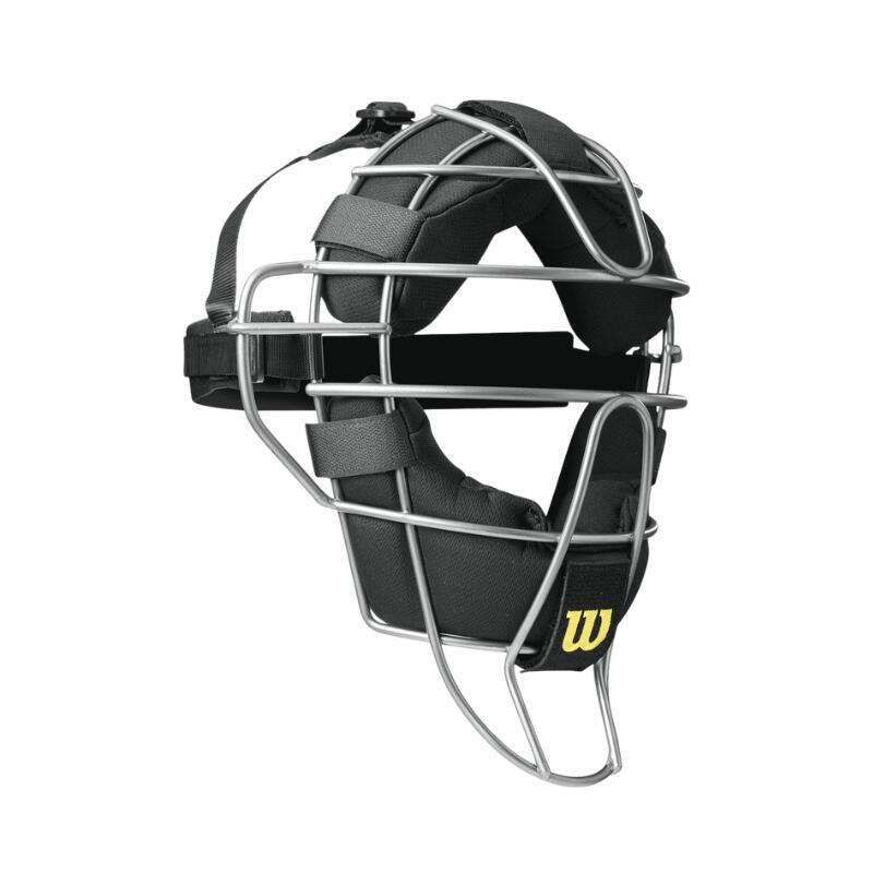 Wilson Dyna-Lite Umpire Facemask Titanium 3/3