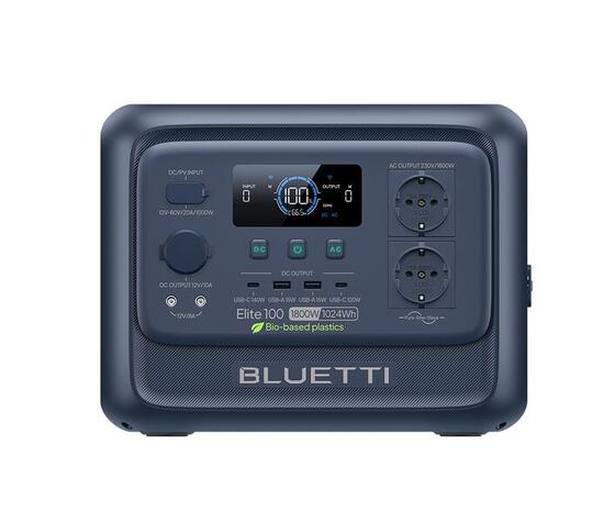 Elite 100 V2 tragbarer Generator 1024Wh/1800W für Camping und Stromausfälle