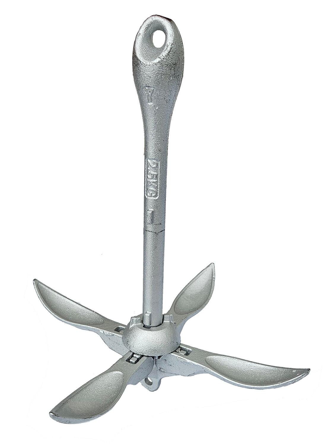 Kotwica czterołapowa do kajaka żaglówki łodzi Scorpio kayak 2,5kg 2/4