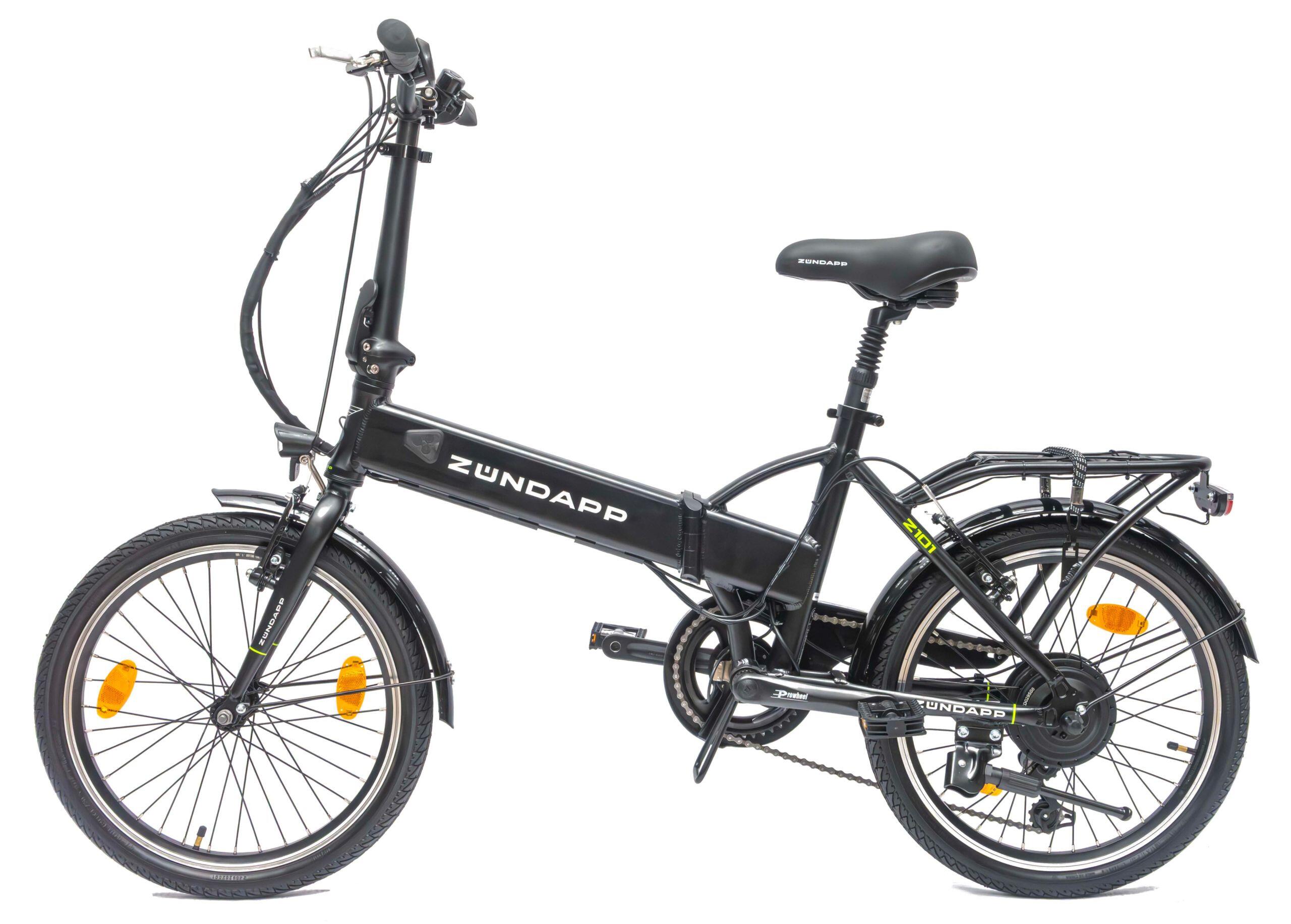 Rower Elektryczny Składany Miejski Zündapp Z101 Koła 20" 6/7