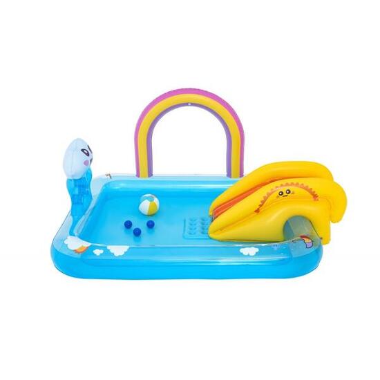 Bestway Rainbows ‘N Rays Play Centre, Inflatable Kids Pool, Water Play Centre