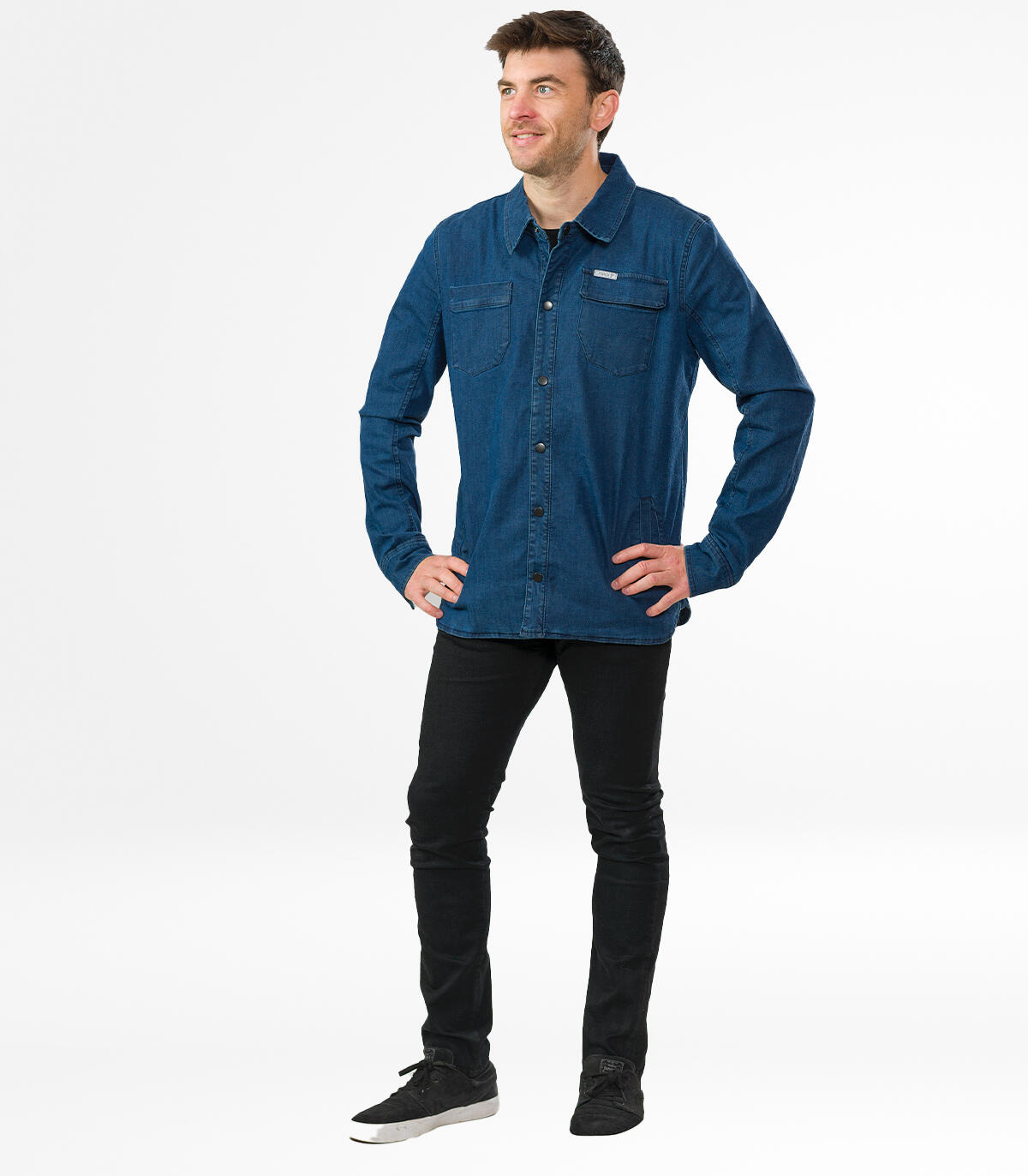 Urban Cycling Jacket Praga Jeans Stone WR H 4/6