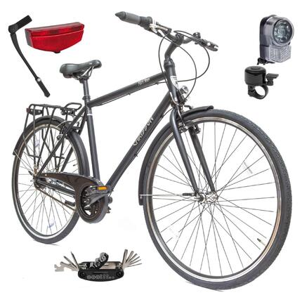 Rower Męski Miejski 28" SHIMANO Nexus 7 Bagażnik Błotniki Światła Lekki