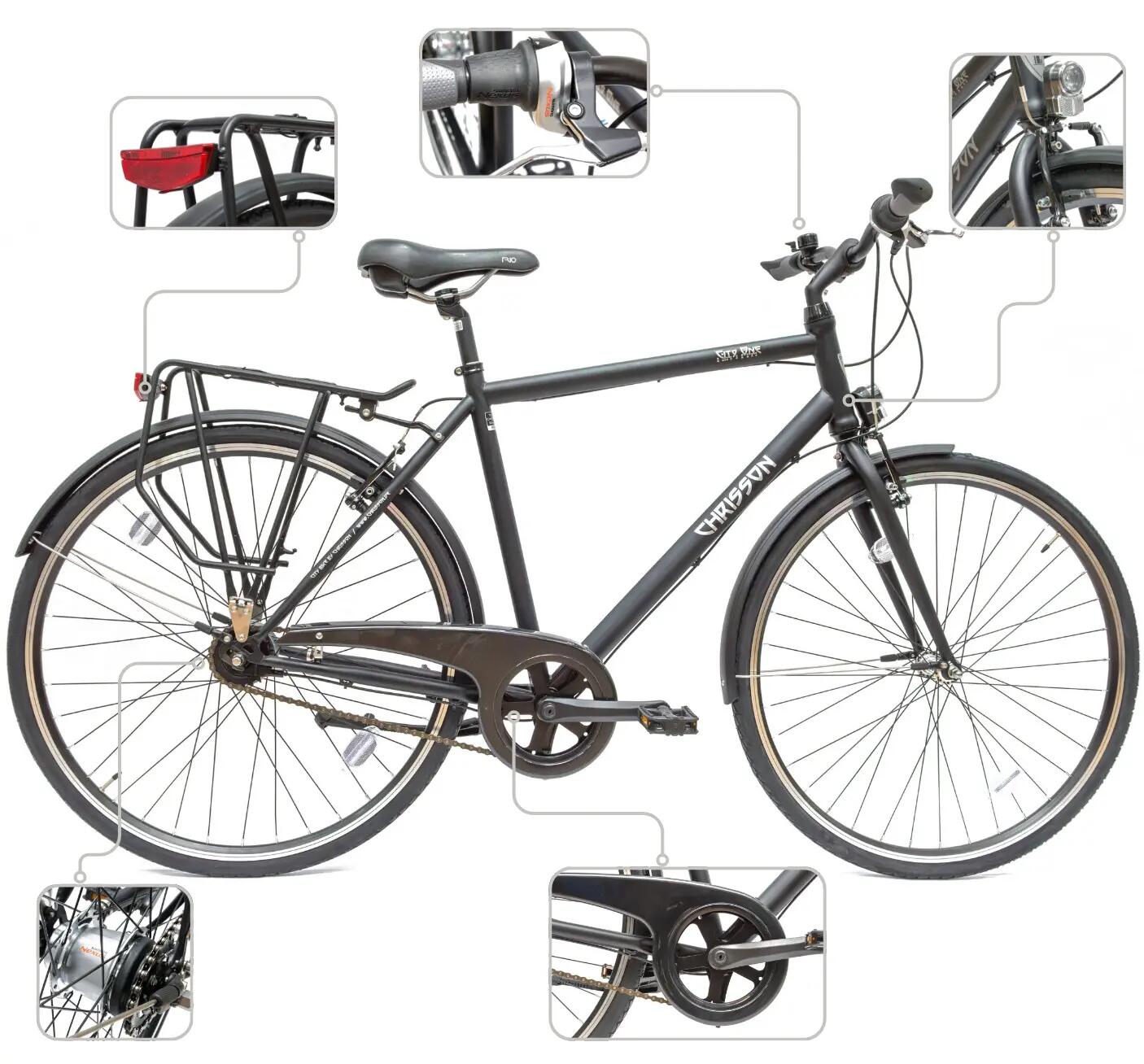Rower Miejski Męski Chrisson City One Koła 28" 3/6