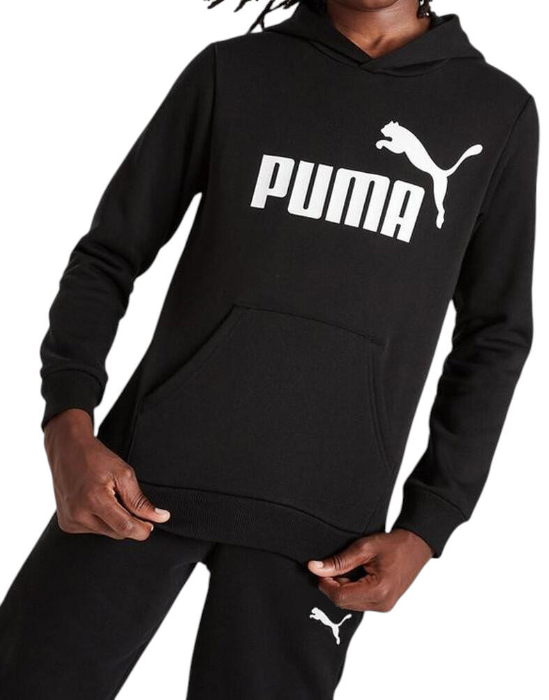 Komplet dresowy dziecięcy sportowy czarny spodnie i bluza PUMA 2/5