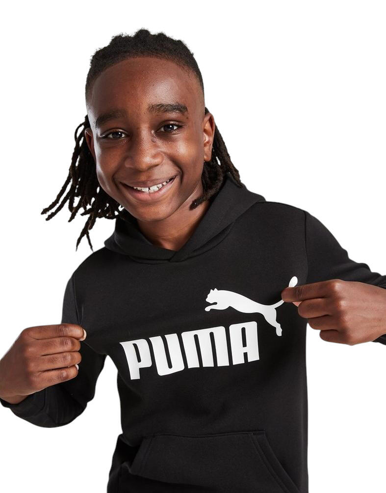 Komplet dresowy dziecięcy sportowy czarny spodnie i bluza PUMA 3/5