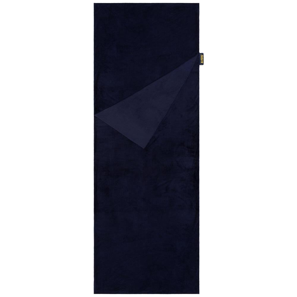 Abbey Camp - Housse De Drap En Velours Polaire - 1 Place - 220 X 80 Cm - Drap De Sac De Couchage - Bleu - Taille Unique - Decathlon
