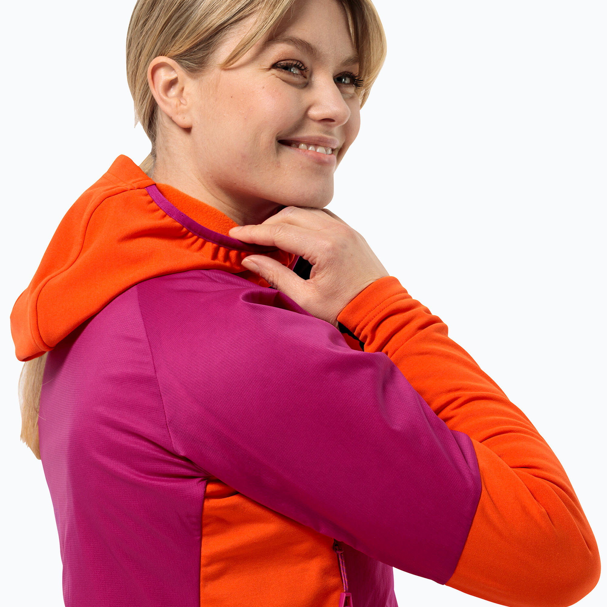 Damen Regenjacke Jack Wolfskin Alpspitze Ins Hybrid 3/5