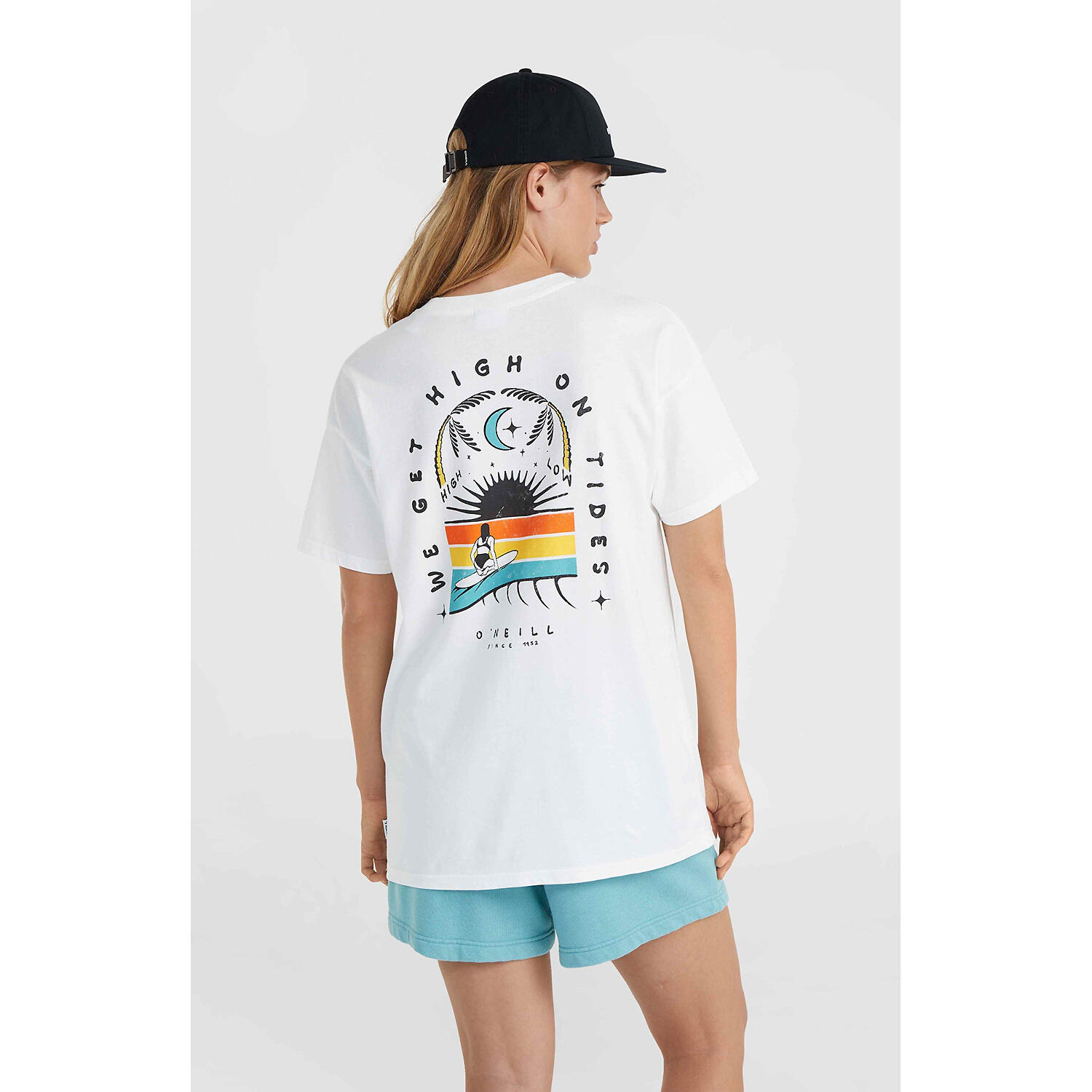Damen T-Shirt W BEACH VINTAGE HIGH TIDES T-SHIRT 6/7