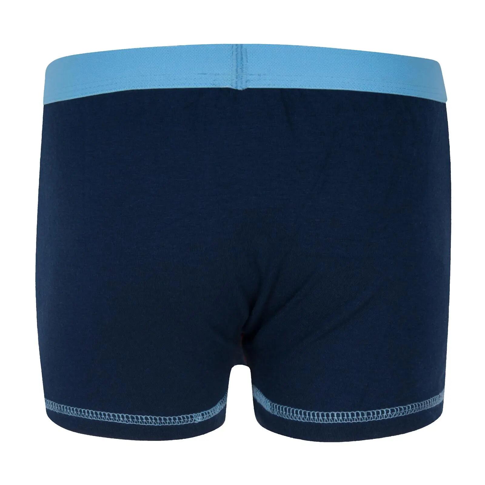 Boxers Garçon (Bleu Marine / Rouge Bordeaux / Bleu) 3/6