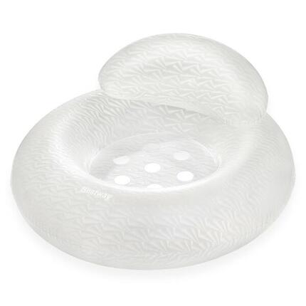 Bestway Moon Dust Swim Tube with Headrest, Iridescent Pool Float Ring