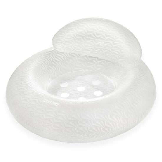 Bestway Moon Dust Swim Tube with Headrest, Iridescent Pool Float Ring