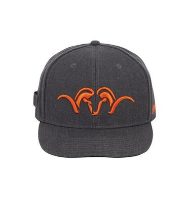 Jachtpet denim snapback robuust - grijs