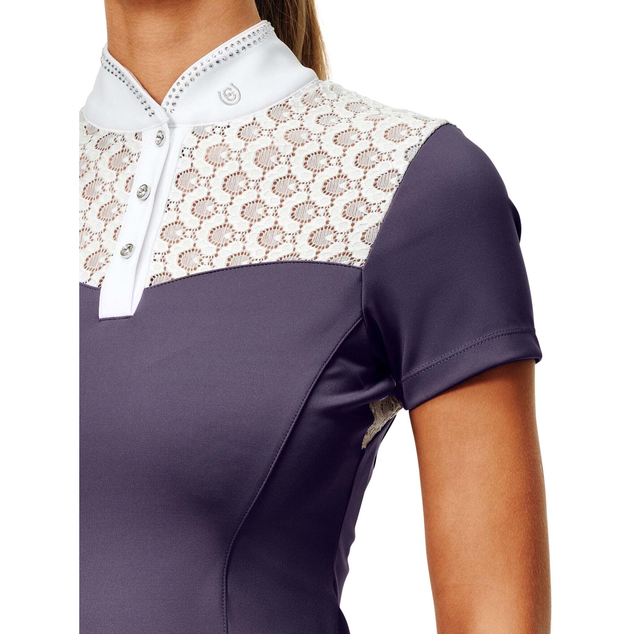 Polo de concours femme Equestrian Stockholm Crystal Champion 3/4