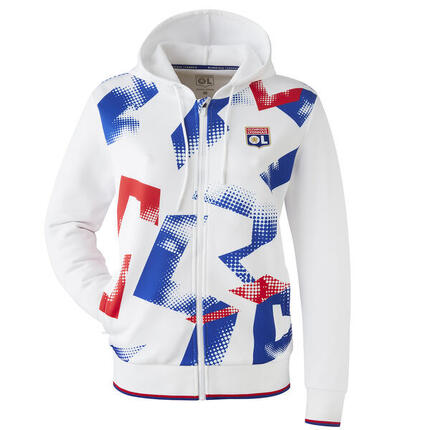 Veste à capuche Entraînement Fusion Blanche Femme