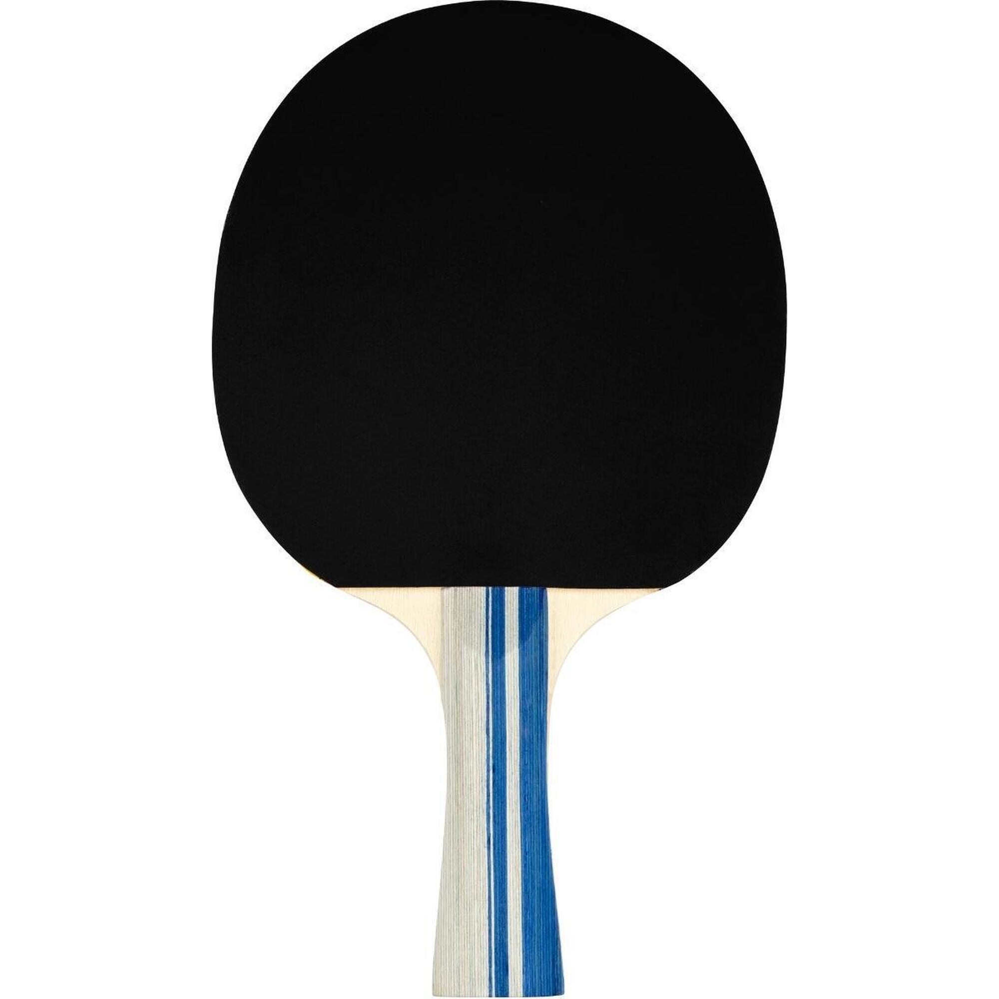 Set tenis de masă - 2 rachete - 3 mingi de tenis de masă - Plasă extensibilă