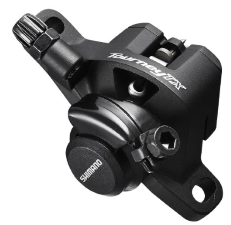 Etrier frana pe disc Shimano Tourney BR-TX805, mecanic, fata sau spate, negru.